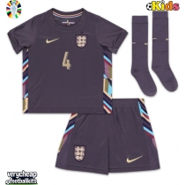England Declan Rice #4 Replica Away Minikit Euro 2024 Short Sleeve (+ pants)